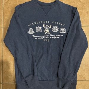 Disney Disneyland Resort Stitch Sweatshirt Sz M